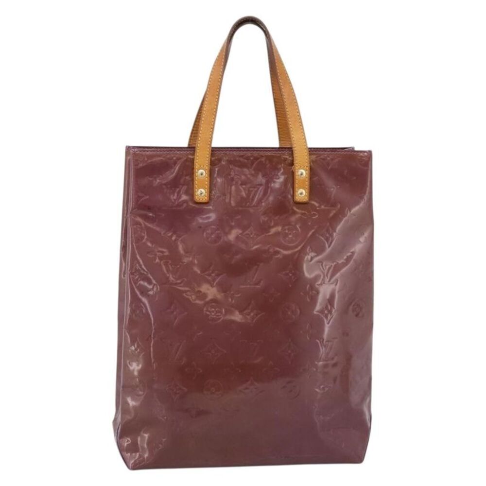 Louis Vuitton Reade Monogram Vernis Purple Patent_Leather Handbag
